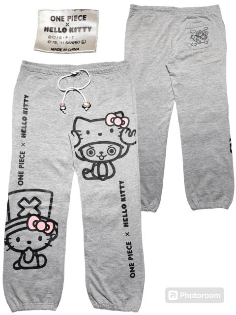 Other Designers Japanese Brand × One Piece × Too Cute Guetta Bros. - ONE PIECE X HELLO KITTY JOGGER SWEATPANTS