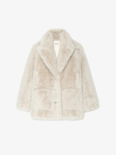 Zadig & Voltaire Fleur Faux Fur Coat