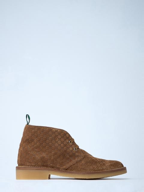 GUCCI GG Suede Boots
