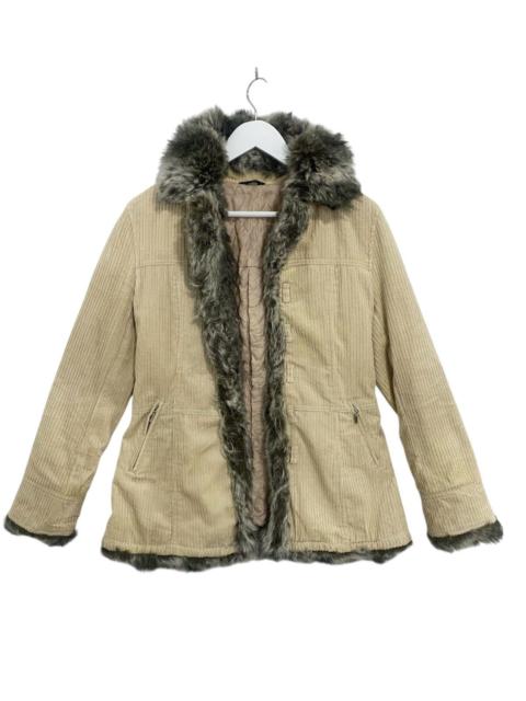 Japanese Brand Faux Fur Coat Jacket