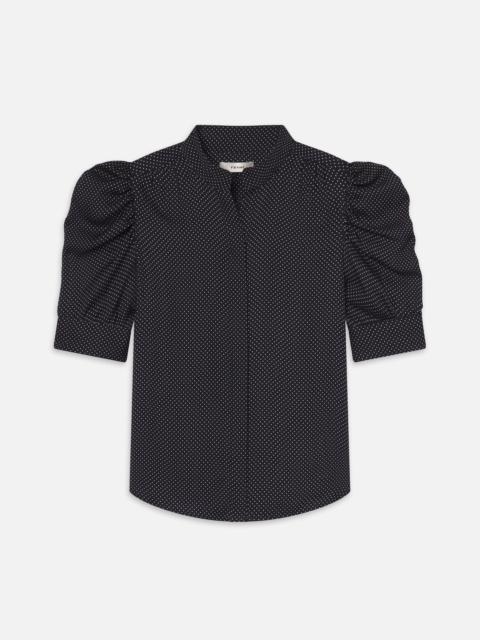 FRAME The Gillian Top in Navy Multi