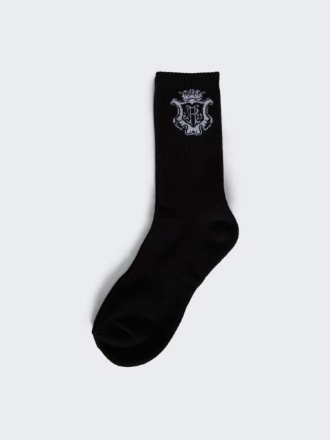 Rhude Chateau Crest Sock Black