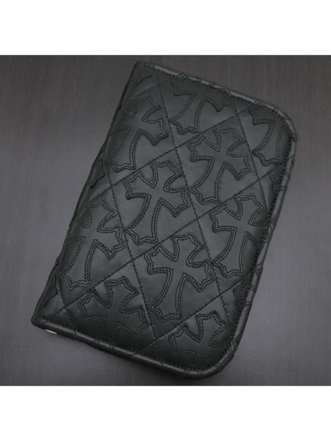 Chrome Hearts Chrome Hearts Cemetery Cross Leather Wallet
