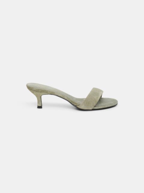 DOROTHEE SCHUMACHER SUEDE SENSATION kitten heel sandal