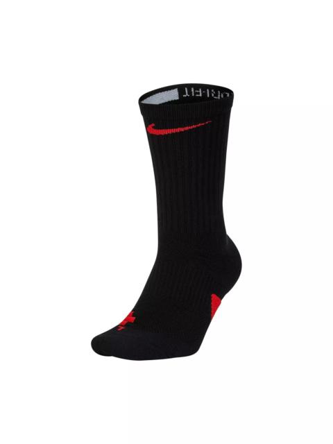 Nike Elite Unisex Crew Basketball Socks - Black/Red