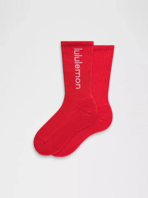 lululemon Unisex Daily Essential Crew Socks *Wordmark