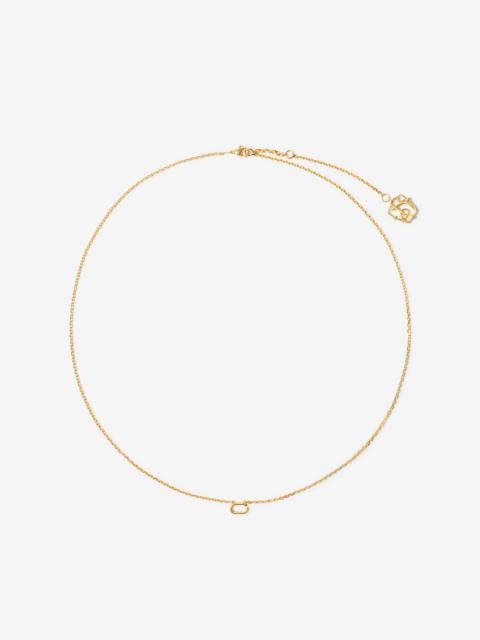 Burberry Charm Fine Chain Necklace