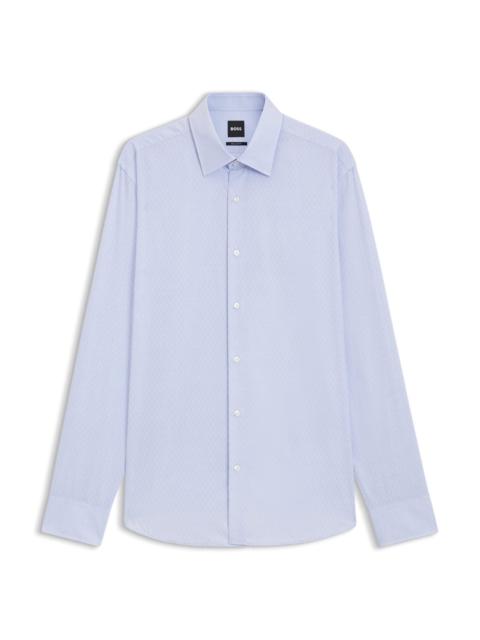 BOSS WRINKLE-RESISTANT REGULAR-FIT SHIRT IN COTTON