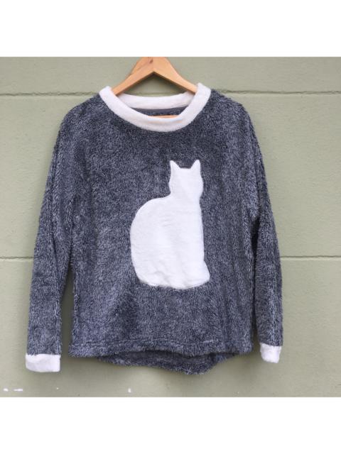 Other Designers Uniqlo - GU Cat Fleece Crewneck