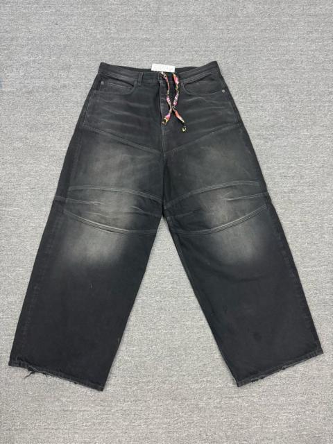 BALENCIAGA Balenciaga Wide-Leg Jeans With Straps