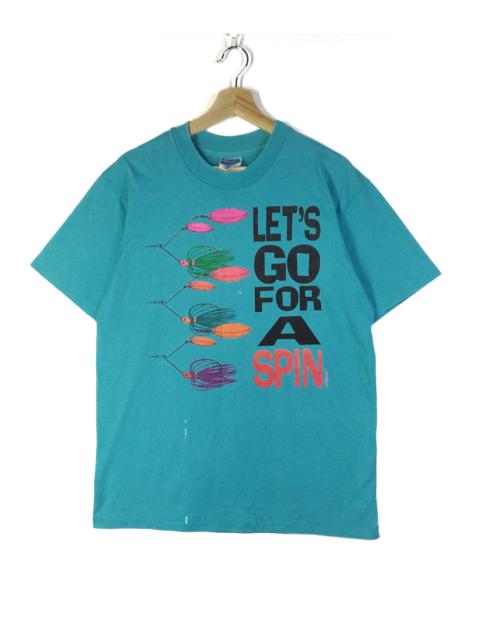 Other Designers vintage Art Fishing Full Print With Signature Tshirt
