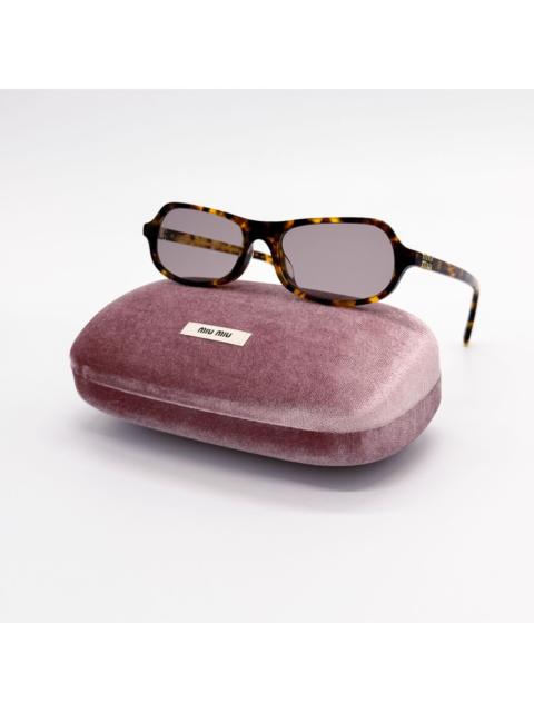 Miu Miu New Miu Miu MUB10SU 14L20I Havana Purple Sunglasses