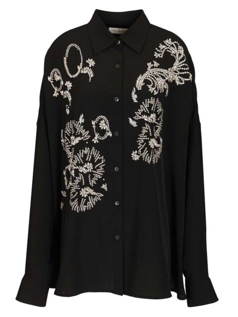 Dries Van Noten Dries Van Noten Women Oversized Shirt With Crystals
