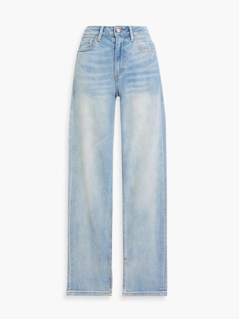 GANNI Mid-rise straight-leg jeans