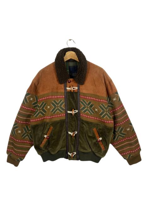 Other Designers Vintage - Vintage 90s Kearney House Native Sherling Collar Jacket
