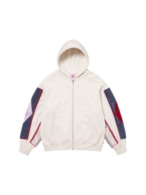 x Martine Rose Towel zip-front hoodie