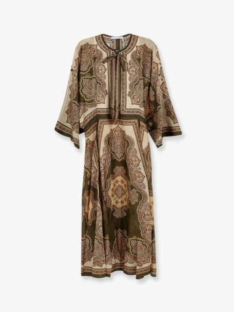 Zimmermann Zimmermann Mahon Silk Tunic Dress Green