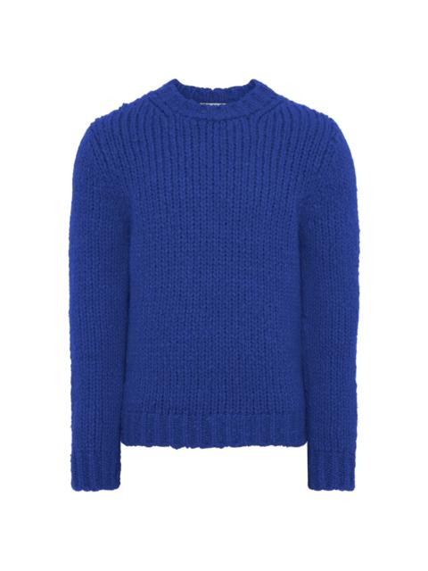 GABRIELA HEARST Lawrence Knit Sweater in Cobalt Welfat Cashmere
