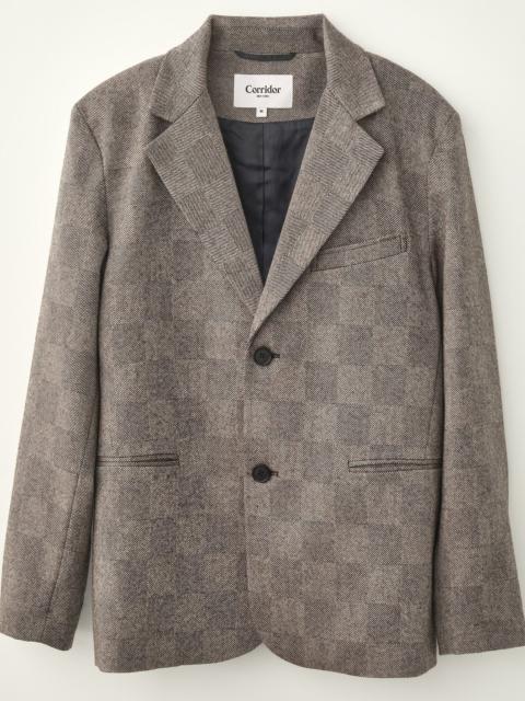 Corridor CHECK 2 BUTTON BLAZER