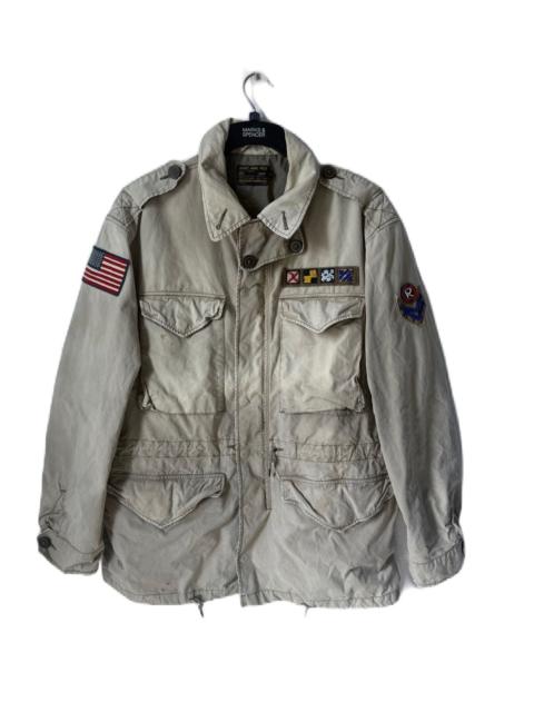 RRL by Ralph Lauren POLO RALPH LAUREN FIELD JACKET DISTRESS M1943 DISTRESS STYLE