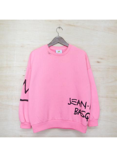 Other Designers Vintage 90s JEAN MICHEL BASQUIAT Big Logo Sweater Sweatshirt Pullover Jumper 