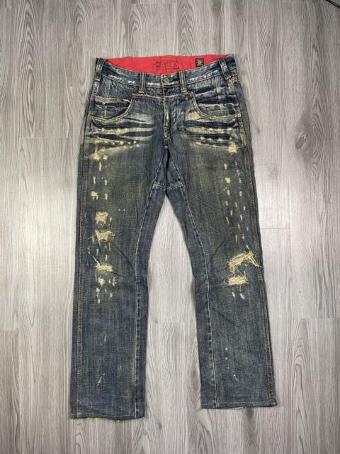 Other Designers Japanese Brand - BARTUCK Japan Workwear distressed denim