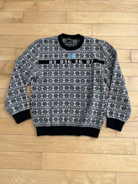 VETEMENTS NWT - VTMNTS Number Nordic Sweater