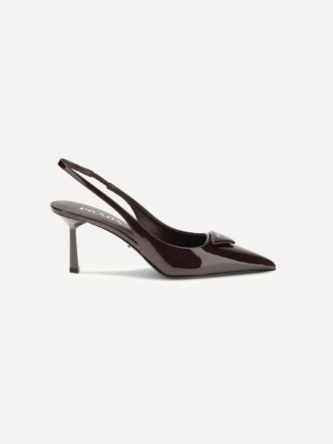 Prada Patent leather slingback Pumps