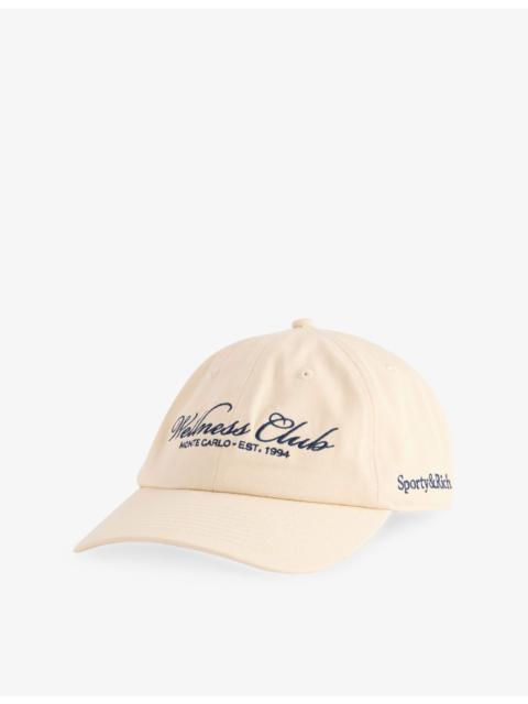 Sporty & Rich Wellness Club Embroidered Adjustable Cotton Cap
