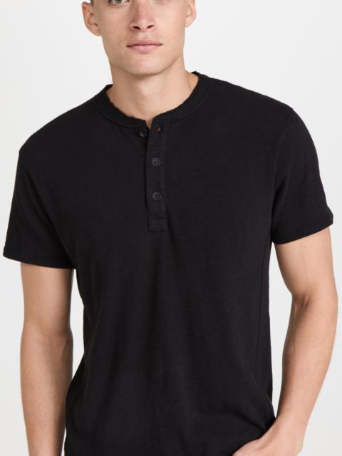 rag & bone Classic Short Sleeve Henley