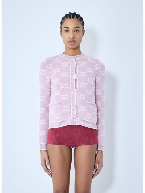 GUCCI Gucci Women Gg Wool Bouclé Jacquard Cardigan