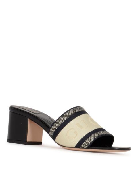 GUCCI Gucci Web Jane Slide Sandals