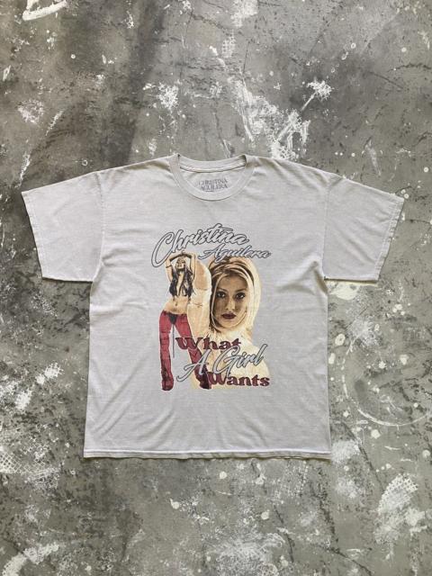 Other Designers Vintage - Christina Aguilera What A Girl Wants Song Promote Shirt
