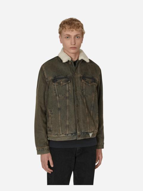 GUESS USA Tinted Sherpa Jacket Brown