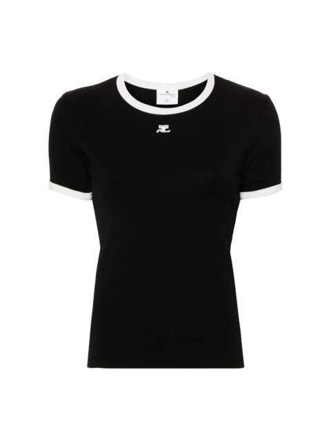 courrèges Signature Contrast T-Shirt