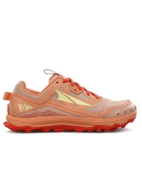 Other Designers Altra Lone Peak 6 Trail Running Shoes Lace Up Comfort Workout Coral US 8.5
