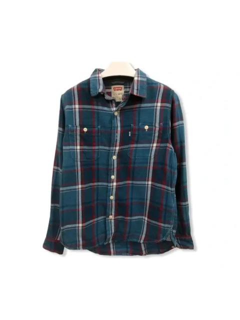 Levi's Vintage Levi’s Checked Plaid Tartan Flannel Shirt 👕