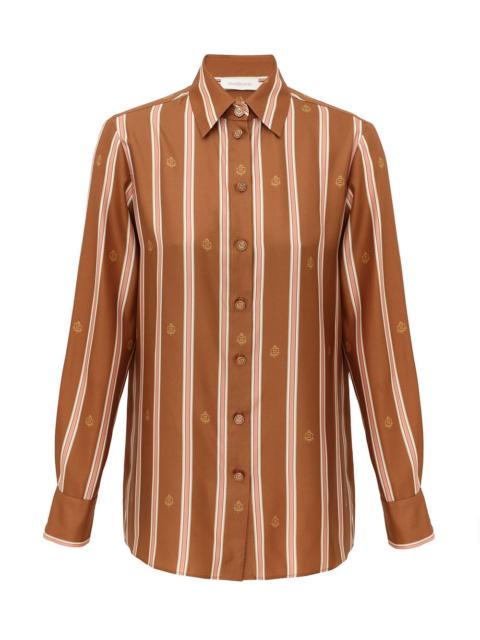 Zimmermann EMBLEM RELAXED SHIRT