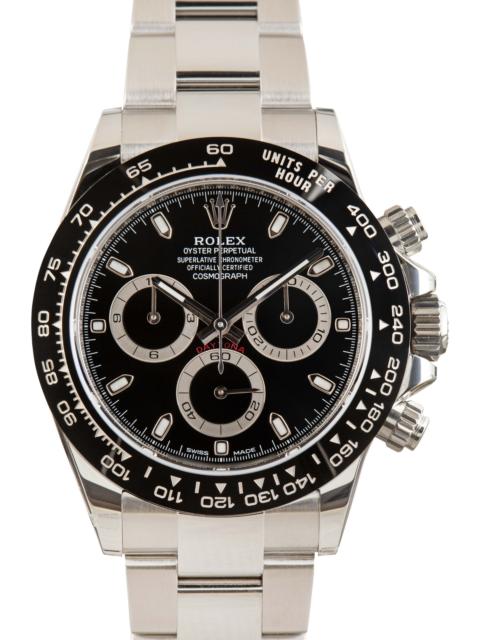 ROLEX Used Rolex Daytona Black Dial Ref 116500LN Oyster Band