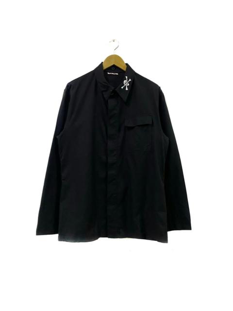 Other Designers Vintage - Rare Army Jacket Printed Button Down