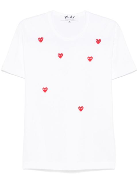 Comme des Garçons PLAY heart-print cotton T-shirt