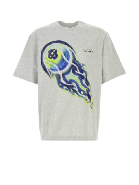 CASABLANCA Casablanca Men Grey Cotton Oversize T-Shirt