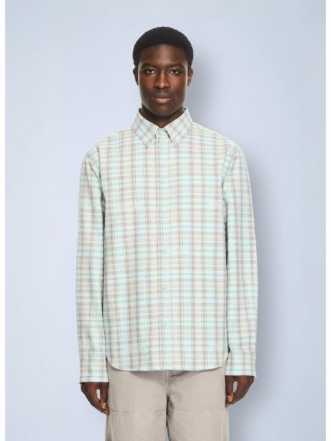 Off-White Off-White Men Marker Check Flannel Regular Shirt