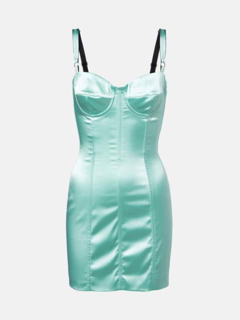 Dolce & Gabbana Bustier satin dress
