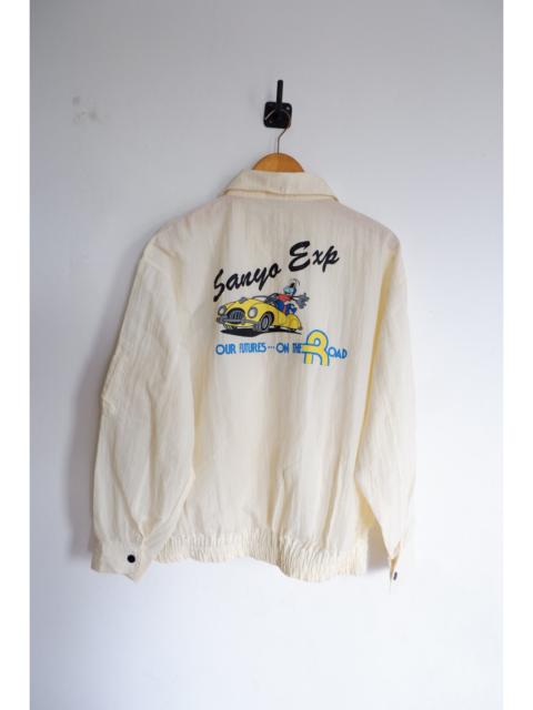 Other Designers Vintage David Hicks 90s Poly Bomber Jacket