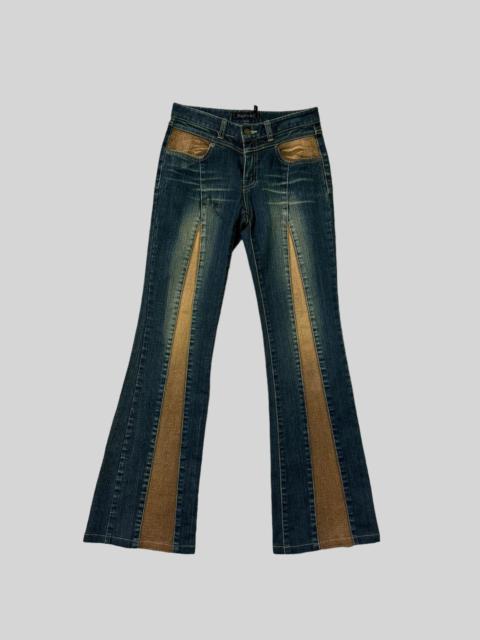 Hysteric Glamour Flared Napuri Reconstructed Reworked jeans