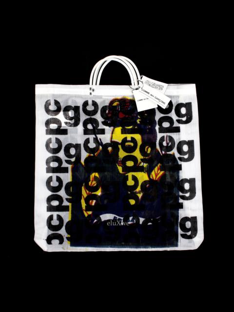 Comme Des Garçons Frida Kahlo CDG Logo Overprint Mesh Bag DS