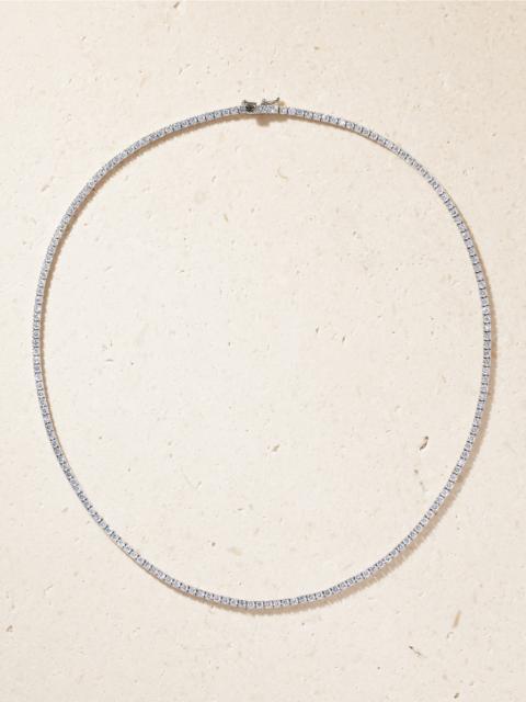 SYDNEY EVAN 14-karat White Gold Diamond Tennis Necklace