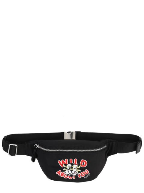 KENZO KENZO WILD TIGER POUCH WITH EMBROIDERY