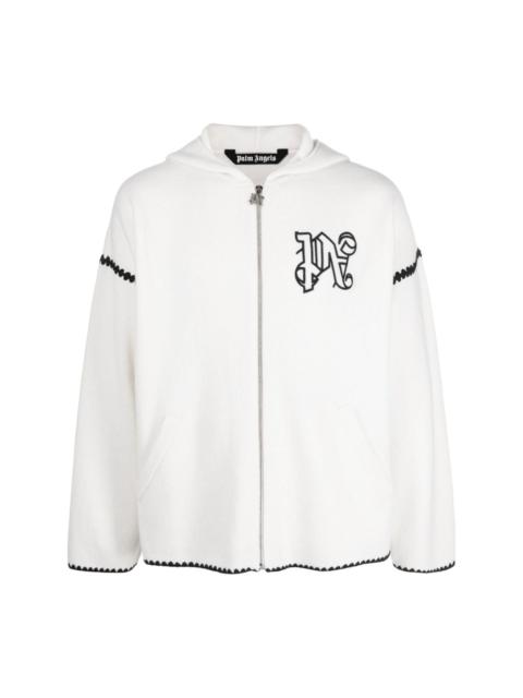Palm Angels Monogram wool-blend hoodie